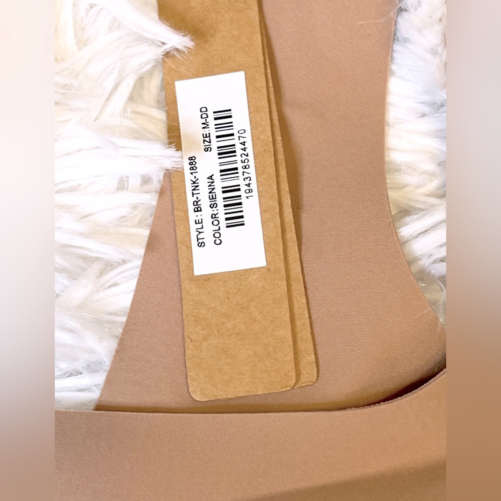 SKIMS Naked Scoop Longline Bra in Sienna - Picture 12 of 15